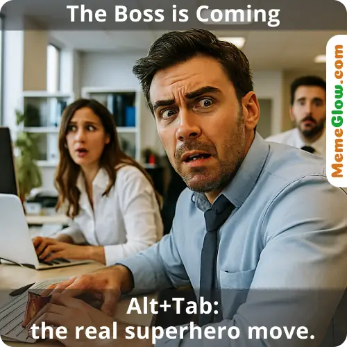 boss funny work meme