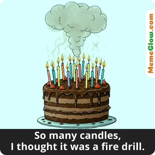 Birthday candles funny meme