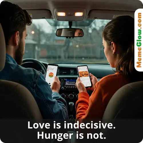 Choosing food dating meme