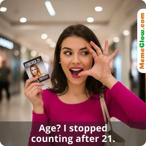 Forever 21 birthday meme for her