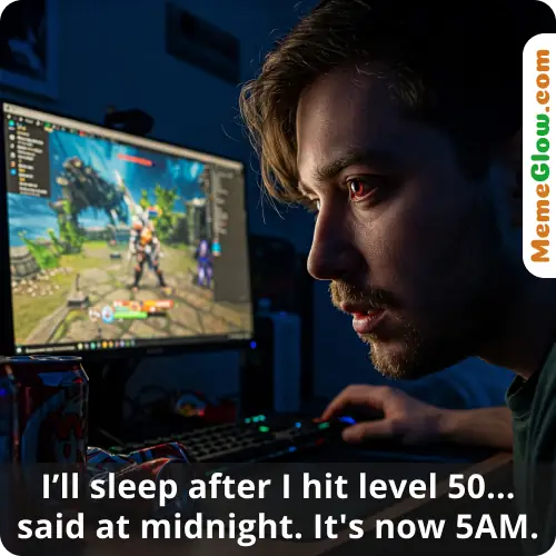 Gaming all night funny gaming memes