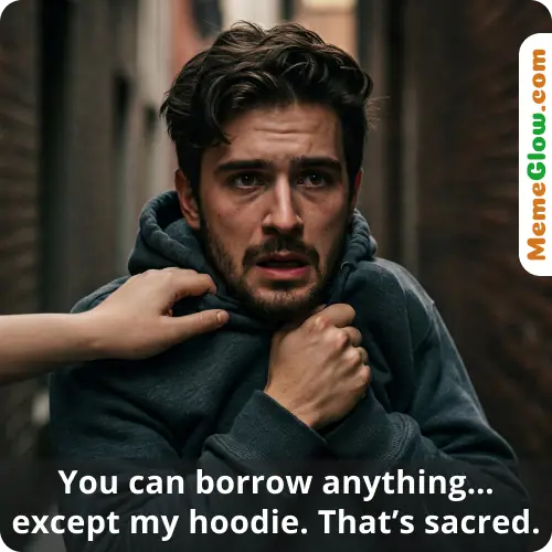 No touch hoodie meme
