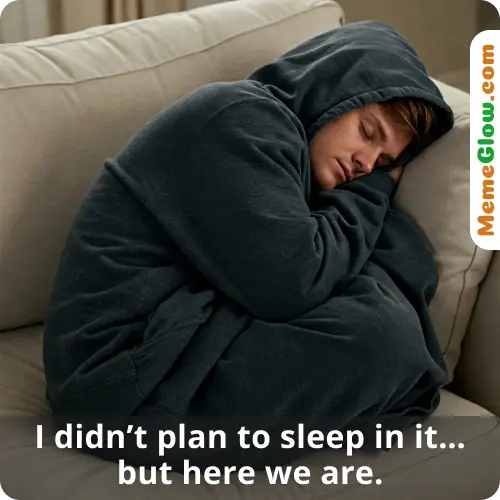 Sleep hoodie meme