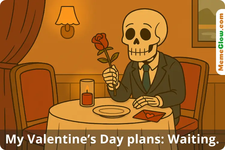 Valentines day plan meme