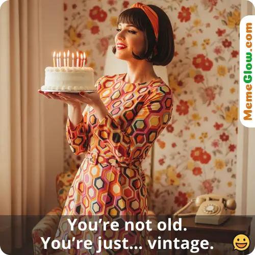 Age is just a number meme