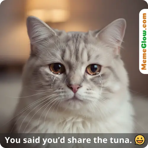 crying cat meme